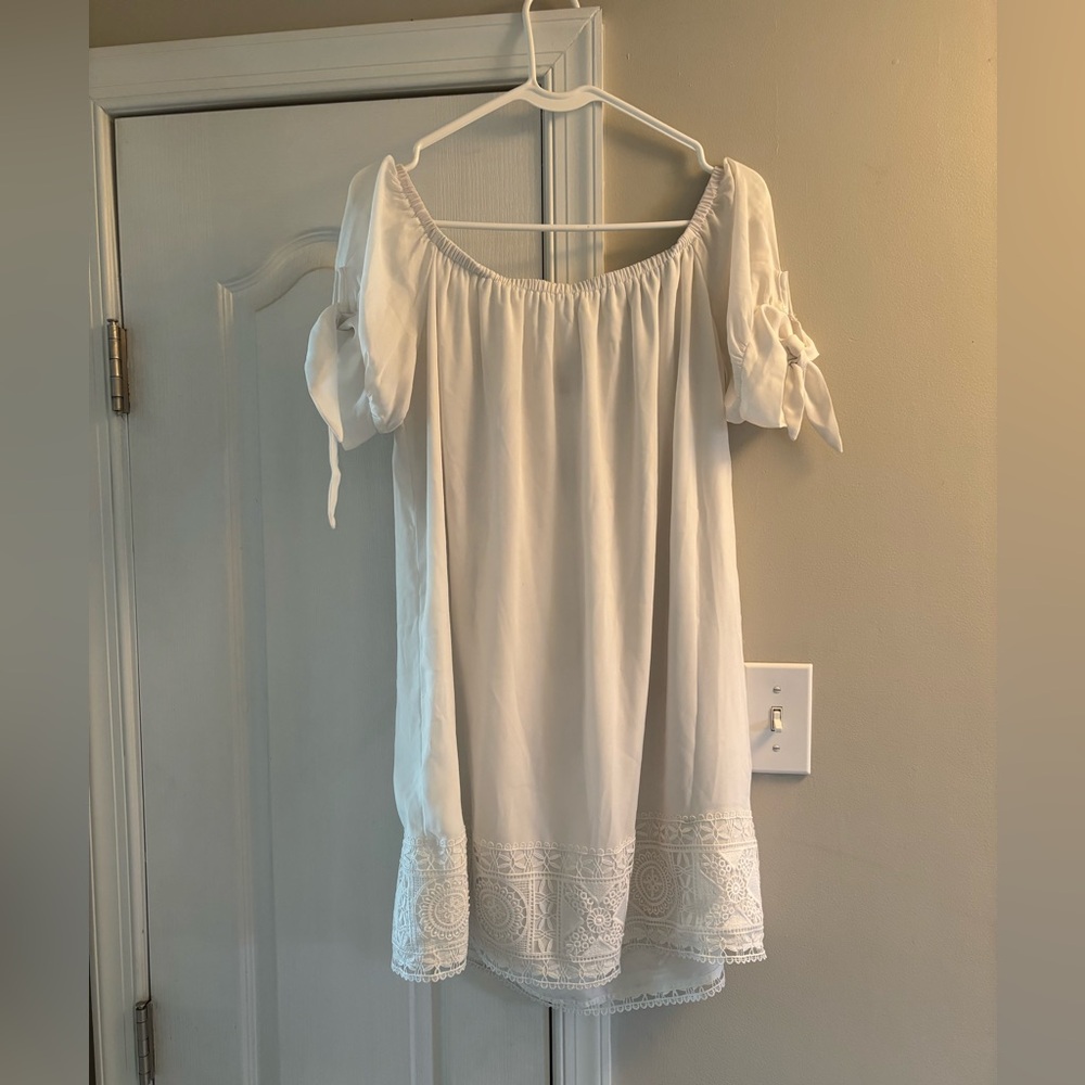 Lulus off the shoulder dress
